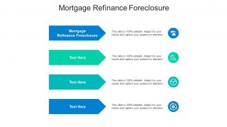 Mortgage refinance foreclosure ppt powerpoint presentation icon structure cpb