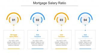 Mortgage Salary Ratio Ppt Powerpoint Presentation Slides Deck Cpb