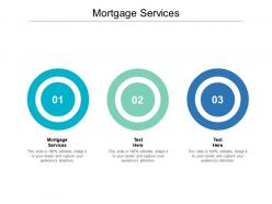 Mortgage services ppt powerpoint presentation pictures visual aids cpb