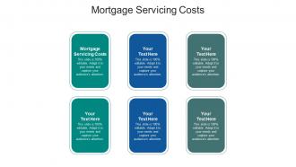 Mortgage servicing costs ppt powerpoint presentation gallery example cpb