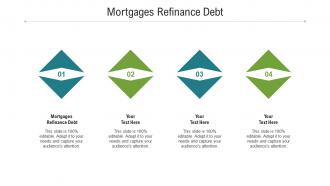 Mortgages refinance debt ppt powerpoint presentation ideas example topics cpb