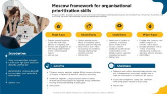 Moscow Framework For Organisational Prioritization Skills
