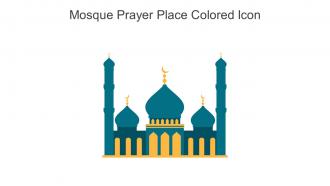 Mosque Prayer Place Colored Icon In Powerpoint Pptx Png And Editable Eps Format