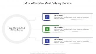 Most Affordable Meal Delivery Service In Powerpoint And Google Slides Cpb
