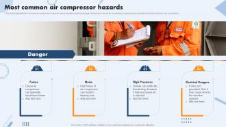 Most Common Air Compressor Hazards Safety Operations And Procedures