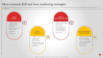 Most Common B2b Real Time Marketing Strategies Improving Brand Awareness MKT SS V