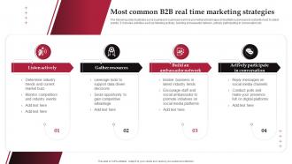 Most Common B2B Real Time Marketing Strategies Real Time Marketing Guide For Improving