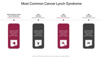 Most Common Cancer Lynch Syndrome In Powerpoint And Google Slides Cpb