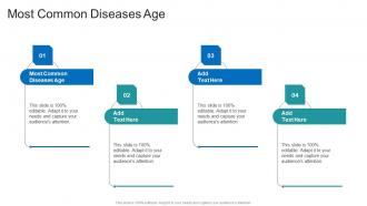 Most Common Diseases Age In Powerpoint And Google Slides Cpb