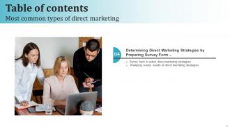 Most Common Types Of Direct Marketing Powerpoint Presentation Slides MKT CD V Aesthatic Professionally