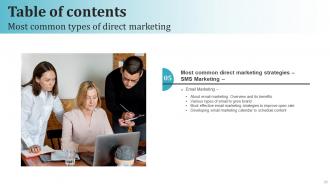 Most Common Types Of Direct Marketing Powerpoint Presentation Slides MKT CD V Image Multipurpose