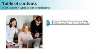 Most Common Types Of Direct Marketing Powerpoint Presentation Slides MKT CD V Graphical Multipurpose