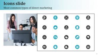 Most Common Types Of Direct Marketing Powerpoint Presentation Slides MKT CD V Editable Attractive