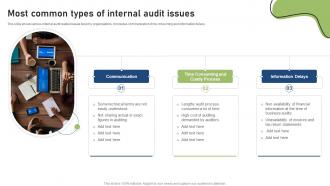Most Common Types Of Internal Audit Issues