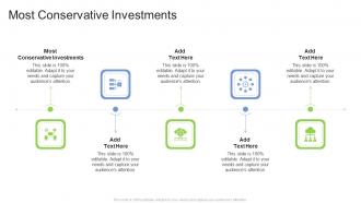 Most Conservative Investments In Powerpoint And Google Slides Cpb