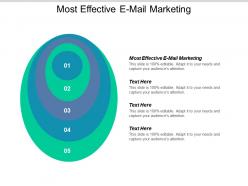 Most effective e mail marketing ppt powerpoint presentation icon graphics pictures cpb
