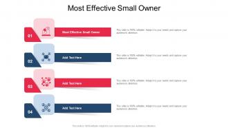 Most Effective Small Owner In Powerpoint And Google Slides Cpb