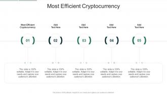 Most Efficient Cryptocurrency In Powerpoint And Google Slides Cpb