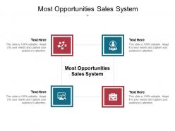Most opportunities sales system ppt powerpoint presentation portfolio visuals cpb