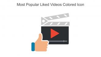 Most Popular Liked Videos Colored Icon In Powerpoint Pptx Png And Editable Eps Format