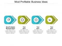 Most profitable business ideas ppt powerpoint presentation slides professional cpb