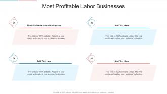 Most Profitable Labor Businesses In Powerpoint And Google Slides Cpb