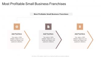 Most Profitable Small Business Franchises In Powerpoint And Google Slides Cpb