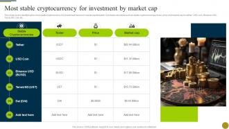 Most Stable Cryptocurrency For Investment By Market Cap Understanding Role Of Decentralized BCT SS