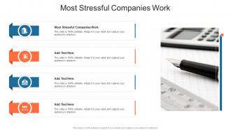 Most Stressful Companies Work In Powerpoint And Google Slides Cpb