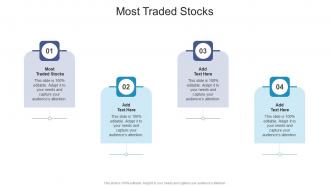 Most Traded Stocks In Powerpoint And Google Slides Cpb