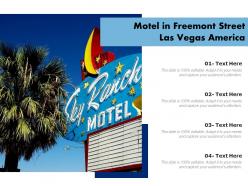Motel in freemont street las vegas america