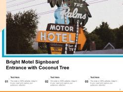 Motel Vacation Freemont Customers Signboard Displaying