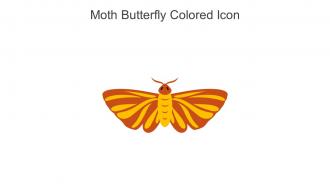 Moth Butterfly Colored Icon In Powerpoint Pptx Png And Editable Eps Format