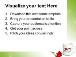 Mother day sentiment family powerpoint templates and powerpoint backgrounds 0511