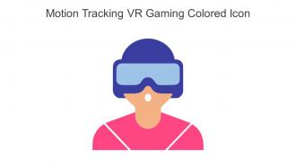 Motion Tracking VR Gaming Colored Icon In Powerpoint Pptx Png And Editable Eps Format