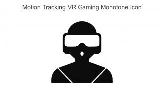 Motion Tracking VR Gaming Monotone Icon In Powerpoint Pptx Png And Editable Eps Format