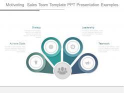 Motivating sales team template ppt presentation examples
