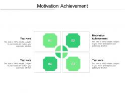 Motivation achievement ppt powerpoint presentation styles guidelines cpb