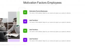 Motivation Factors Employees In Powerpoint And Google Slides Cpb