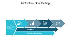 Motivation goal setting ppt powerpoint presentation model example introduction cpb