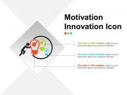 Motivation innovation icon