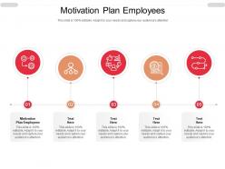 Motivation plan employees ppt powerpoint presentation professional graphics example cpb