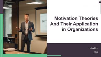 Motivation Theories And Their Application In Organizations PPT Designs AT