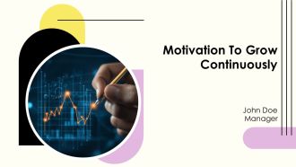 Motivation To Grow Continuously PPT Mockup AT