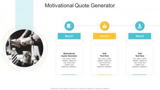 Motivational Quote Generator In Powerpoint And Google Slides Cpb