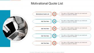 Motivational Quote List In Powerpoint And Google Slides Cpb