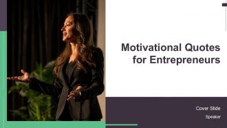 Motivational Quotes For Entrepreneurs PPT Information AT