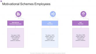 Motivational Schemes Employees In Powerpoint And Google Slides Cpb