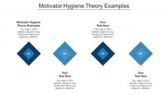 Motivator hygiene theory examples ppt powerpoint presentation ideas display cpb
