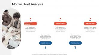 Motive Swot Analysis In Powerpoint And Google Slides Cpb